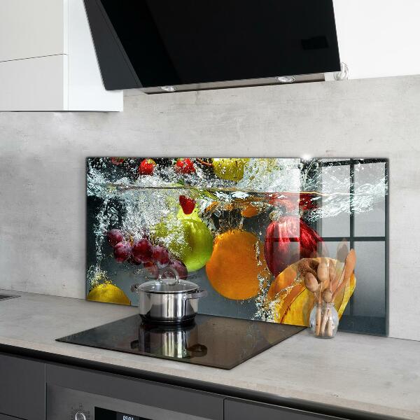 Kitchen splashback Juicy fruit lemonade