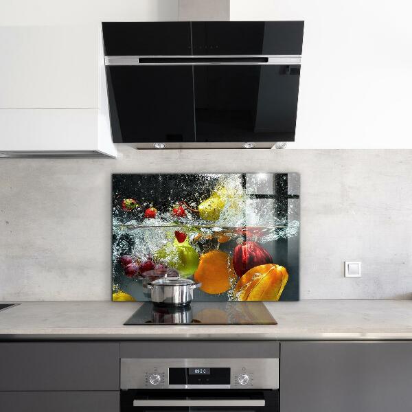 Kitchen splashback Juicy fruit lemonade