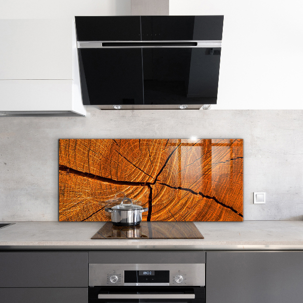 Oven splashback Trunk structure