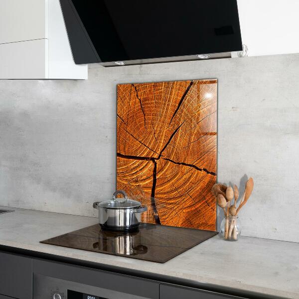 Oven splashback Trunk structure