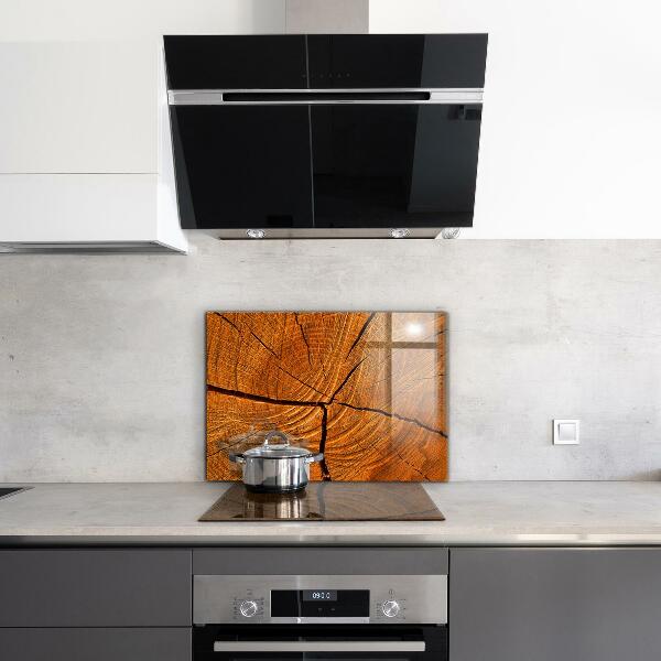 Oven splashback Trunk structure