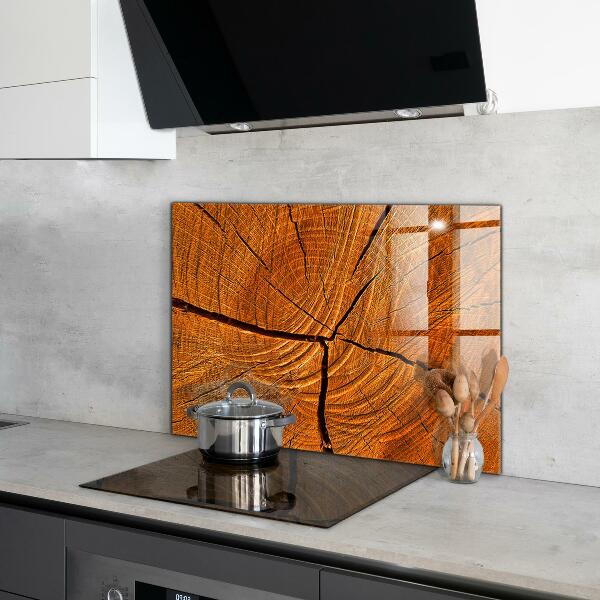 Oven splashback Trunk structure