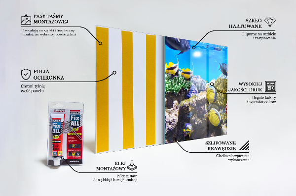 Cooker splashback Coral reef red sea