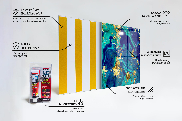 Kitchen splashback Modern art abstraction