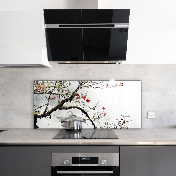 Kitchen splashback Landscape peace of mind