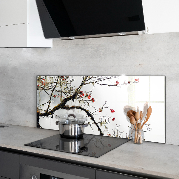 Kitchen splashback Landscape peace of mind