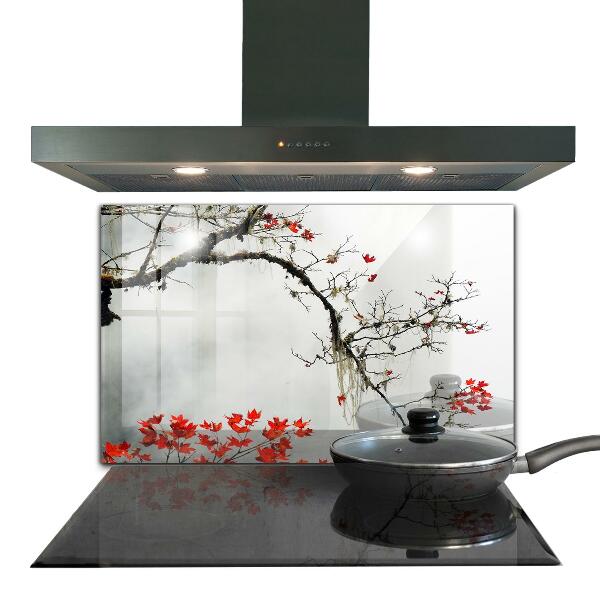 Kitchen splashback Landscape peace of mind