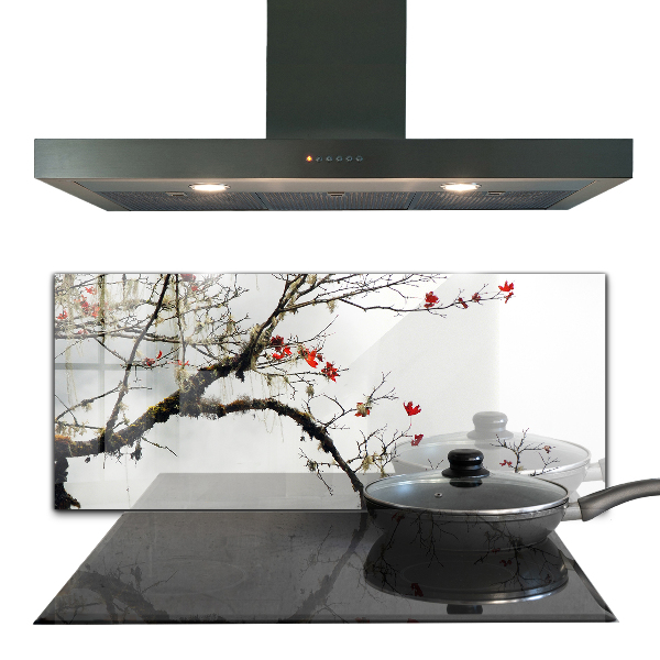 Kitchen splashback Landscape peace of mind