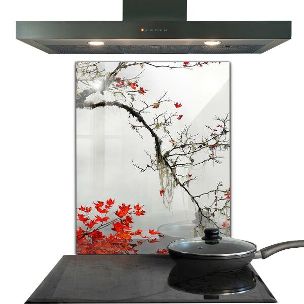 Kitchen splashback Landscape peace of mind