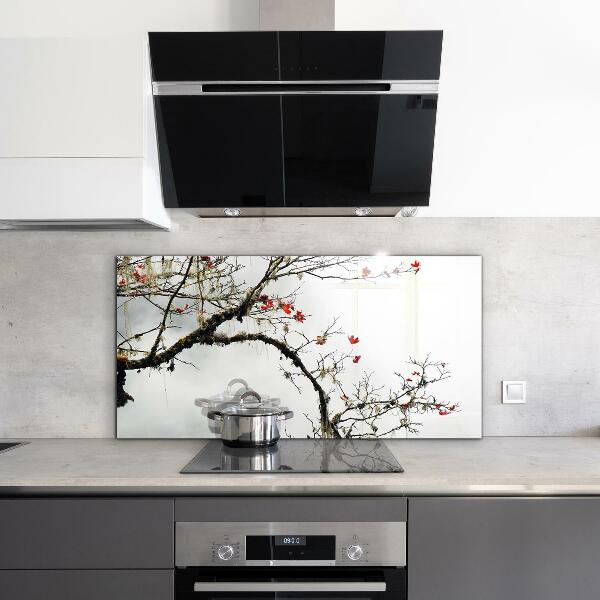 Kitchen splashback Landscape peace of mind
