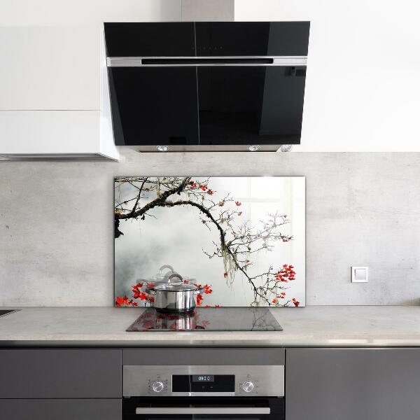 Kitchen splashback Landscape peace of mind