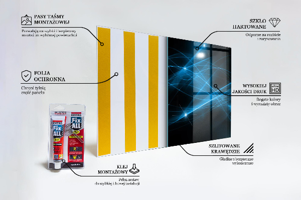 Cooker splashback Connection energy diagram