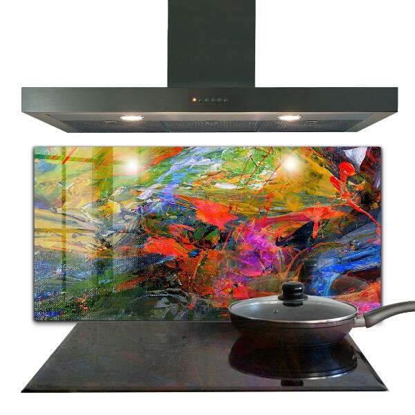 Kitchen splashback Color explosion