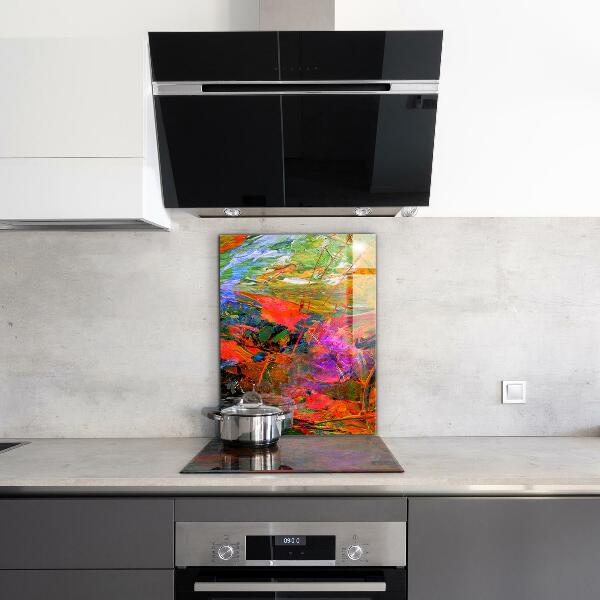 Kitchen splashback Color explosion