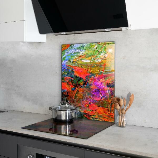 Kitchen splashback Color explosion
