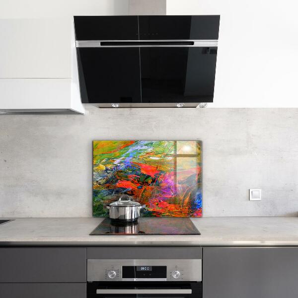 Kitchen splashback Color explosion