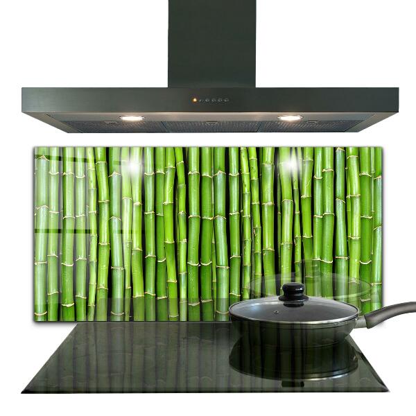 Kitchen splashback Asian bamboo