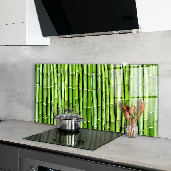Kitchen splashback Asian bamboo