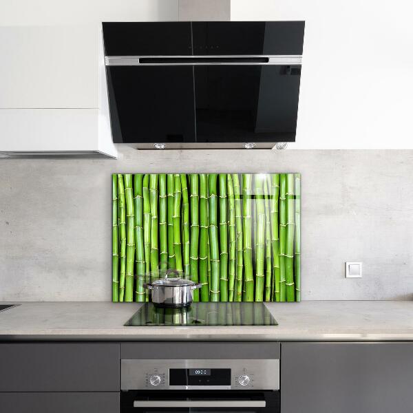 Kitchen splashback Asian bamboo
