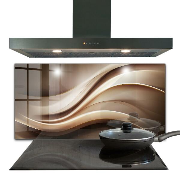 Kitchen splashback Energy wave abstraction