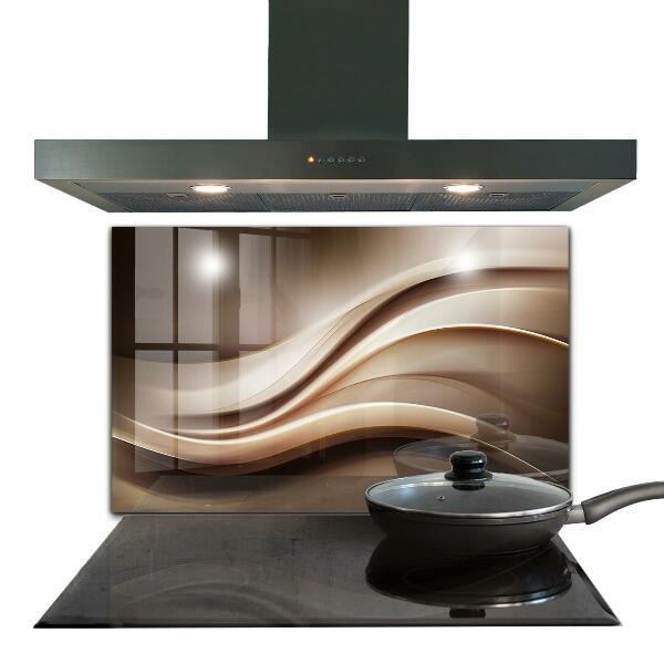 Kitchen splashback Energy wave abstraction