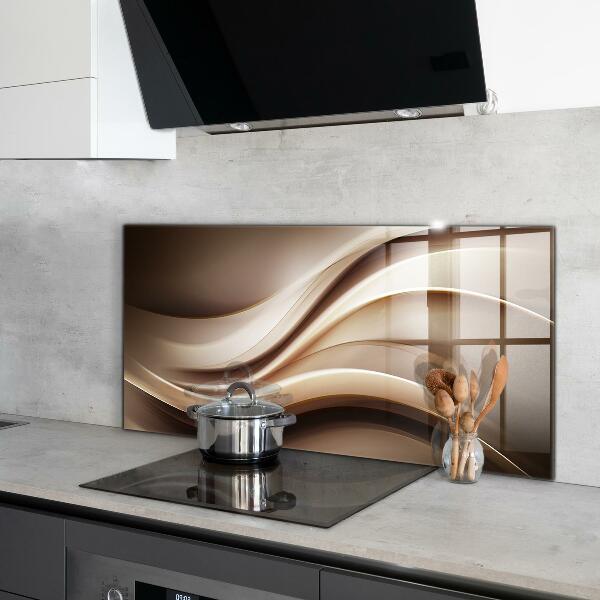 Kitchen splashback Energy wave abstraction