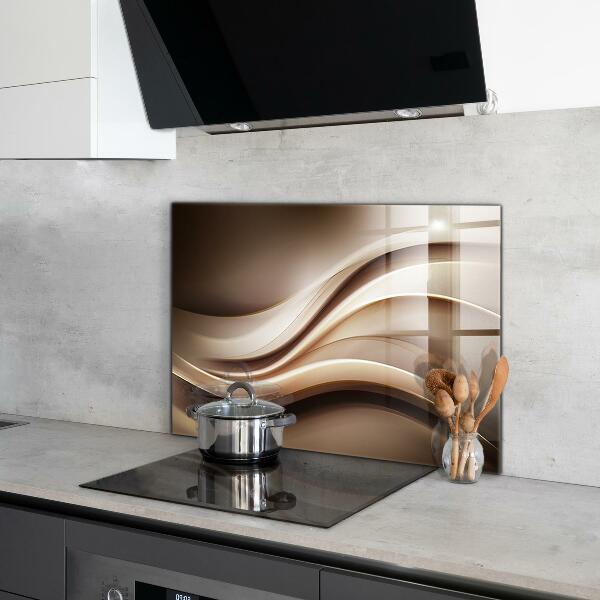 Kitchen splashback Energy wave abstraction