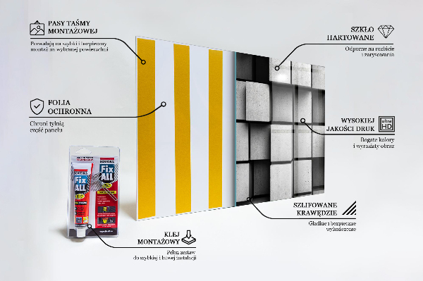 Cooker splashback Cubes geometric pattern
