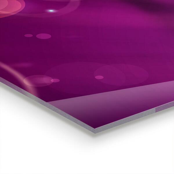 Kitchen splashback Dark flower dark plant