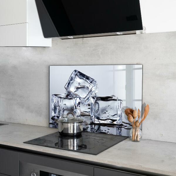 Kitchen splashback Ice cubes refreshment