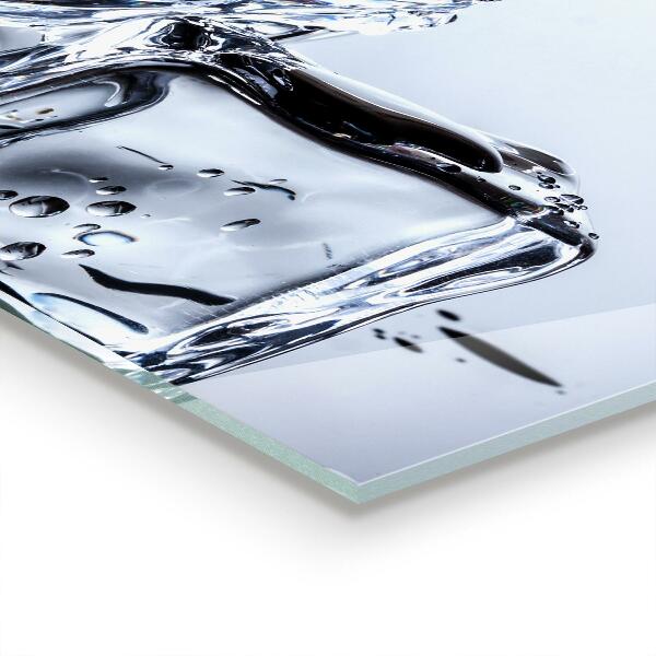 Kitchen splashback Ice cubes refreshment