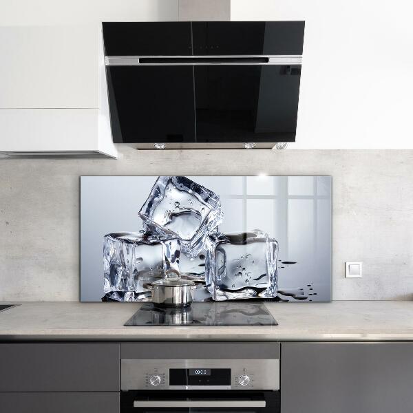 Kitchen splashback Ice cubes refreshment