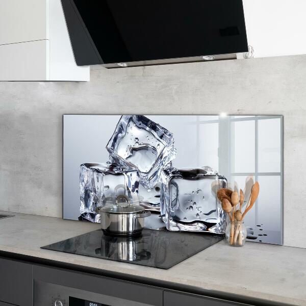 Kitchen splashback Ice cubes refreshment