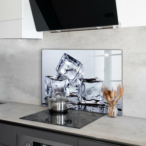 Kitchen splashback Ice cubes refreshment