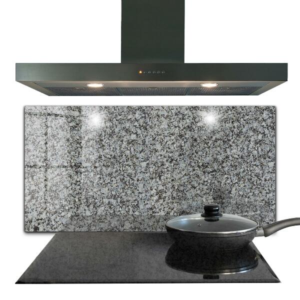 Glass splashback Granite natural stone