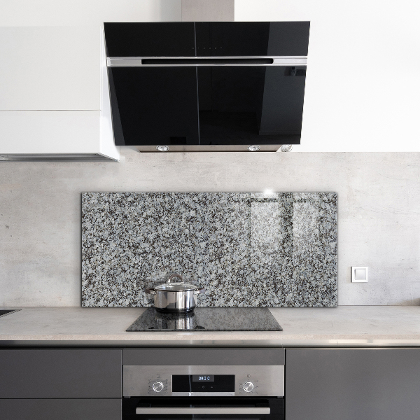 Glass splashback Granite natural stone