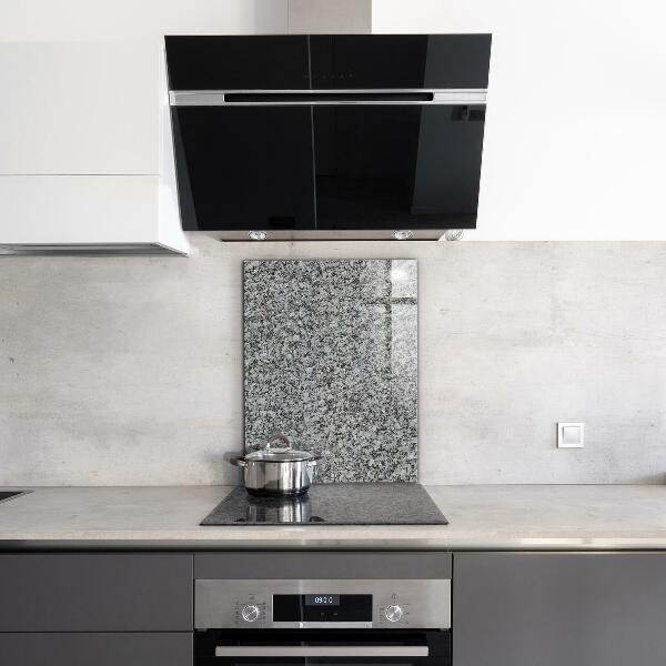 Glass splashback Granite natural stone