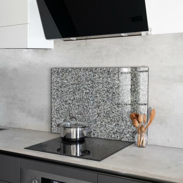 Glass splashback Granite natural stone