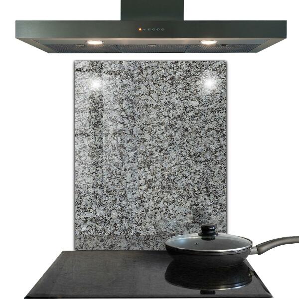 Glass splashback Granite natural stone