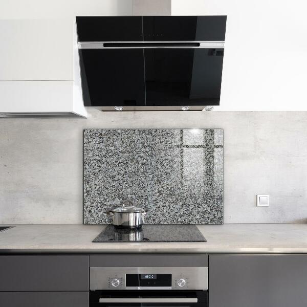 Glass splashback Granite natural stone