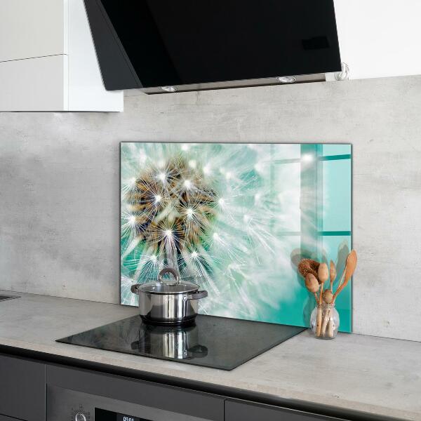 Kitchen splashback Dandelion in the wind plant