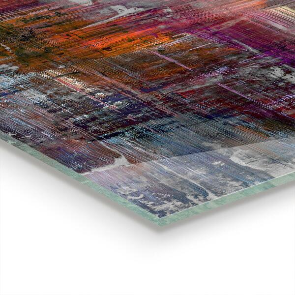 Kitchen splashback Abstract painting