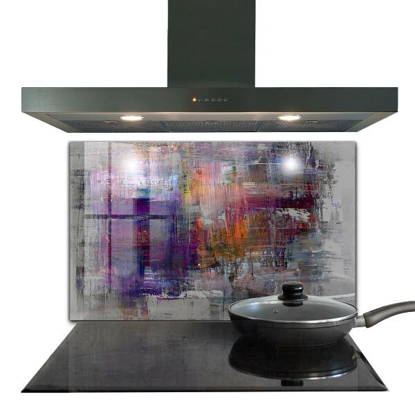 Kitchen splashback Abstract painting