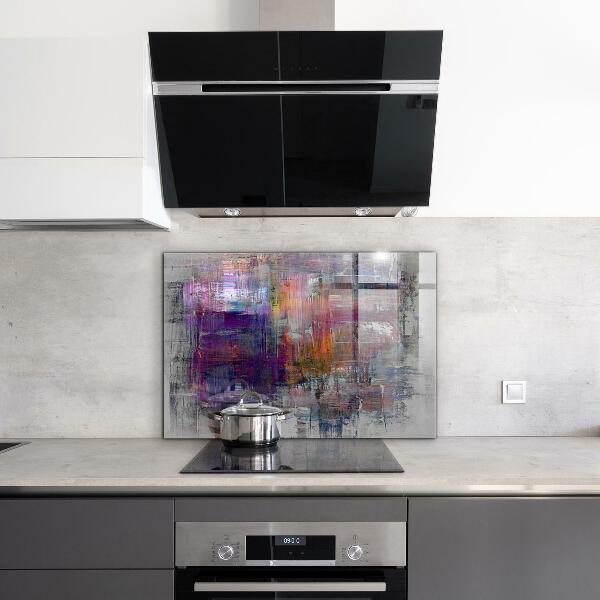 Kitchen splashback Abstract painting