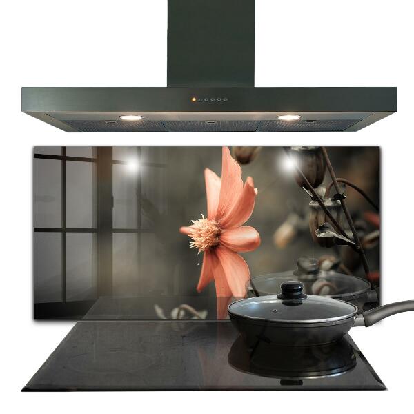 Kitchen splashback Vintage flower bud