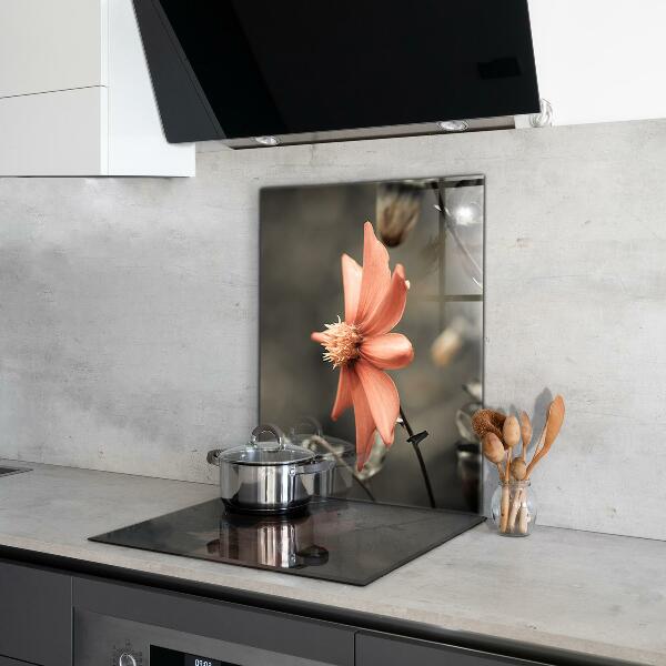 Kitchen splashback Vintage flower bud