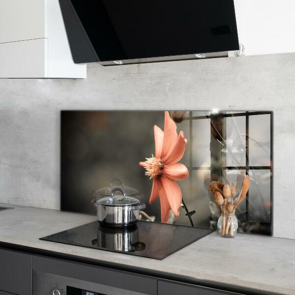 Kitchen splashback Vintage flower bud