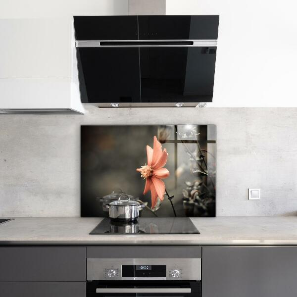 Kitchen splashback Vintage flower bud