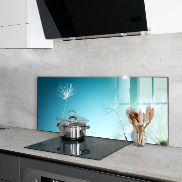 Kitchen splashback Dandelion dandelion in the wind