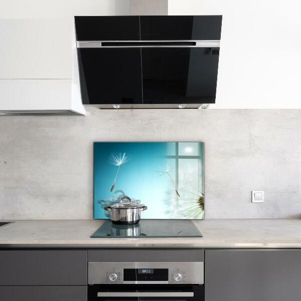 Kitchen splashback Dandelion dandelion in the wind